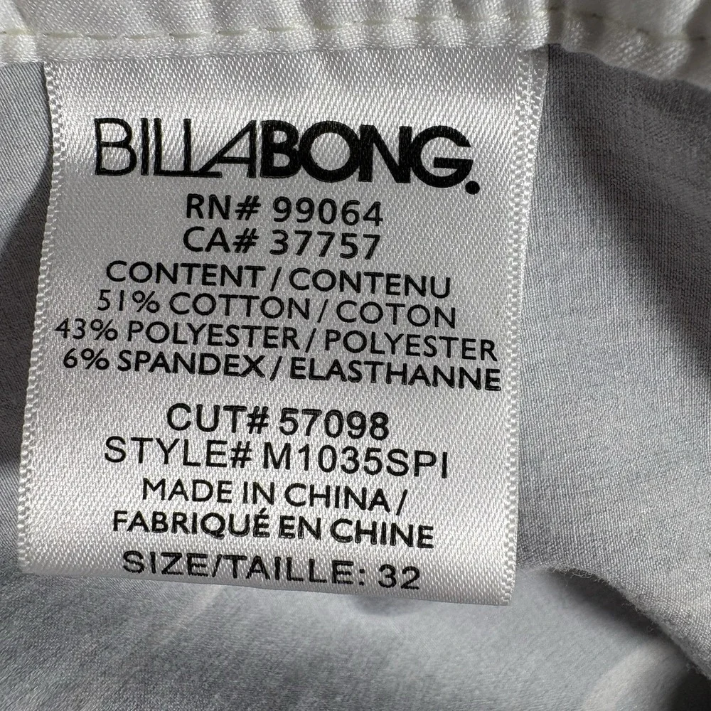 Billabong‎ Board Shorts Men's 32 Surfer Coastal Beach Shorts Quick Dry